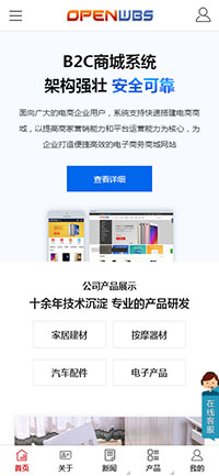 手機(jī)端大氣通用公司網(wǎng)站模版